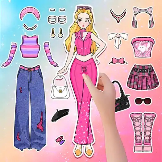 Paper Doll Diary Dress Up DIY Play Free Online Games